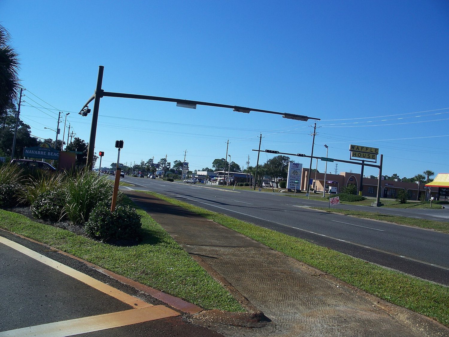 SR 399 and US 98 intersection west of Navarre Beach.