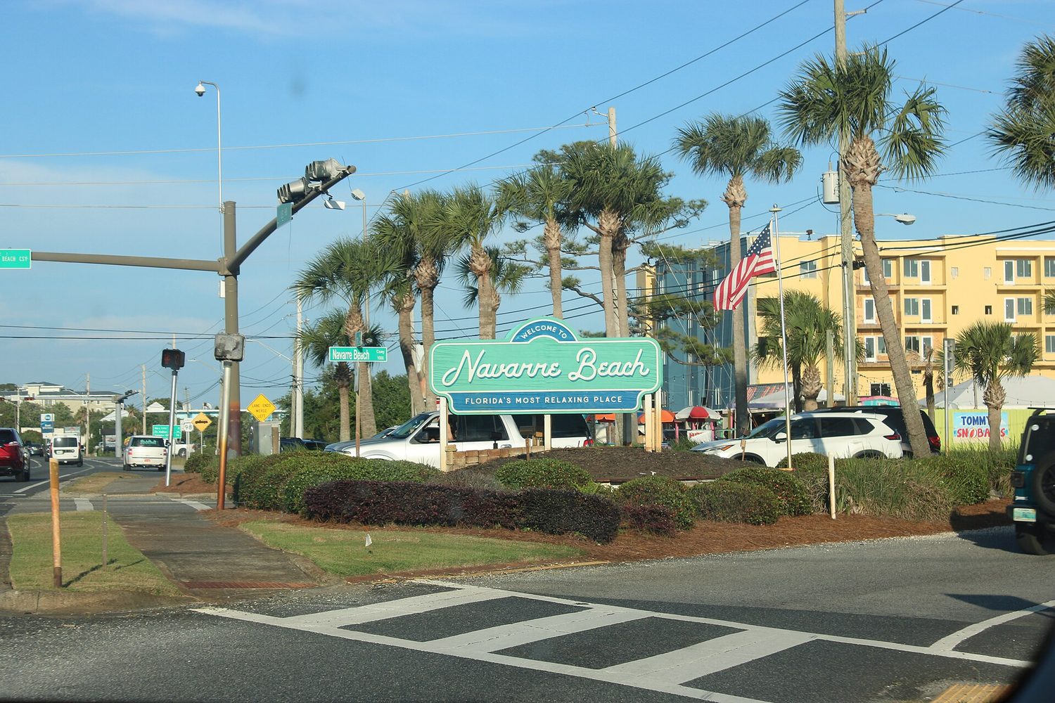 Welcome to Navarre Beach Sign